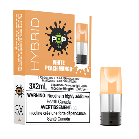 Pop Pods Hybrid | Vape Cloud Canada Smoke Arsenal 20mg ON Tax / White Peach Mango 21.99 Vape Cloud