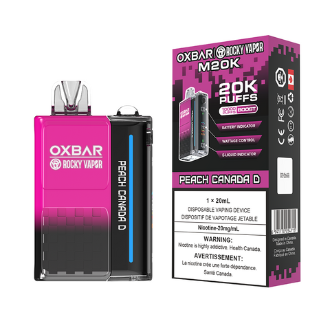 OxBar M20K | Vape Cloud Canada Nimbus Distro 20mg ON Tax / Peach Canada D 41.99 Vape Cloud