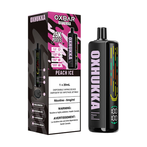 OxBar Oxhukka | Vape Cloud Canada Nimbus Distro 20mg ON Tax / Peach Ice 40.99 Vape Cloud