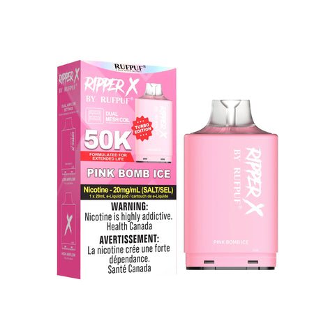 Ripper X - 50K pods Vape Cloud Pink-Bomb-Ice 42.50 Vape Cloud