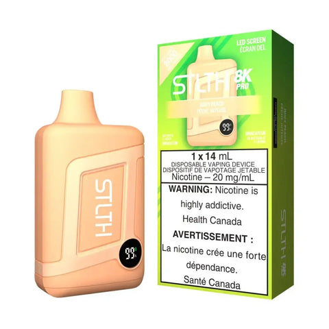 STLTH 8k Pro | Vape Cloud Canada Valor 12mg-ON-Tax-Juicy-Peach 36.50 Vape Cloud