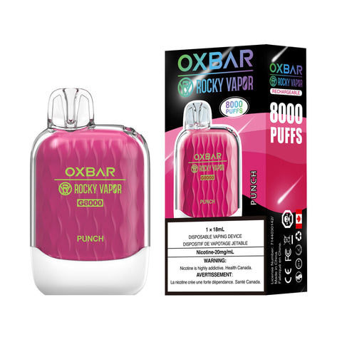 OxBar G8000 | Vape Cloud Canada Nimbus Distro 20mg ON Tax / Punch 33.99 Vape Cloud