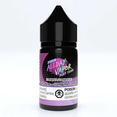 All Day Vapor Nic Salt - (30ml)| Vape Cloud Canada Pacific Smoke 30ml / 10mg ON Tax / Purp Thang Grape 33.99 Vape Cloud