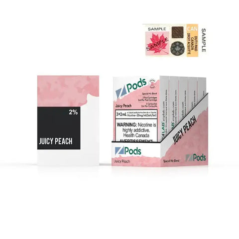 Z Pods - Juicy Peach | Vape Cloud Canada Smoke Arsenal