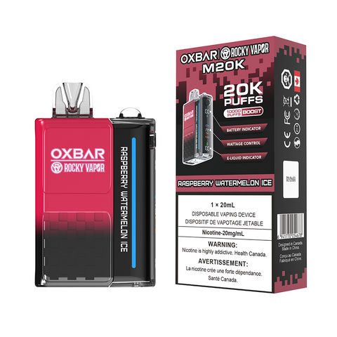 OxBar M20K | Vape Cloud Canada Nimbus Distro 20mg ON Tax / Raspberry Watermelon Ice 41.99 Vape Cloud