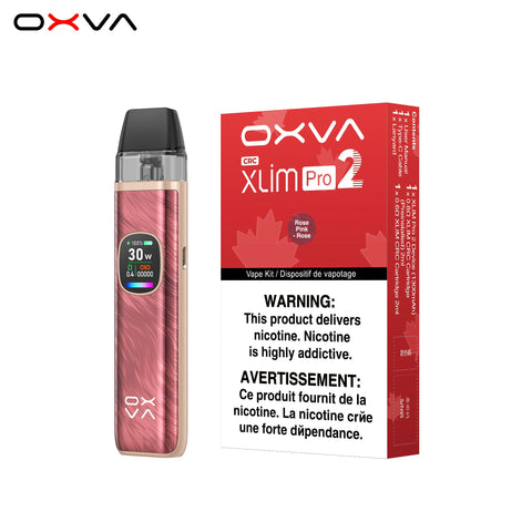 Oxva Slim Pro Pod Kit 2 | Vape Cloud Canada Nimbus Distro Rose Pink 43.99  Vape Cloud