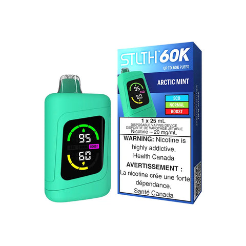 STLTH 60K Disposable Arctic Mint Valor Vape Cloud