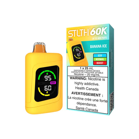 STLTH 60K Disposable Banana Ice Valor Vape Cloud