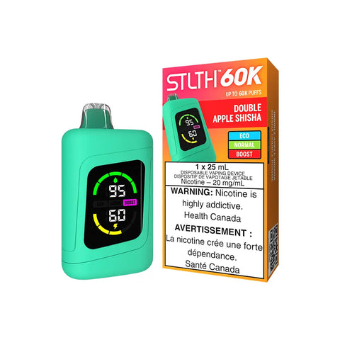 STLTH 60K Disposable Double Apple Shisha Valor Vape Cloud