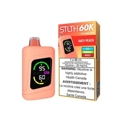 STLTH 60K Disposable Juicy Peach Valor Vape Cloud