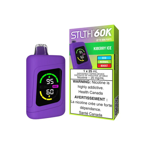 STLTH 60K Disposable Kiberry Ice Valor Vape Cloud