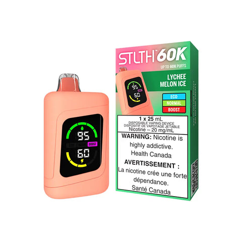 STLTH 60K Disposable Lychee Melon Ice Valor Vape Cloud
