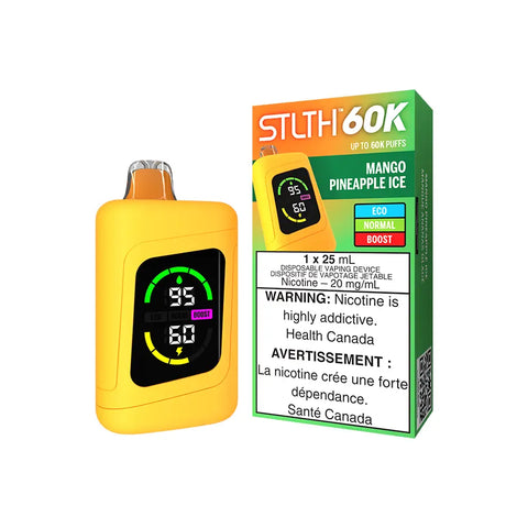 STLTH 60K Disposable Mango Pineapple Ice Valor Vape Cloud