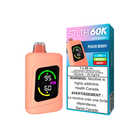 STLTH 60K Disposable Peach Berry Valor Vape Cloud
