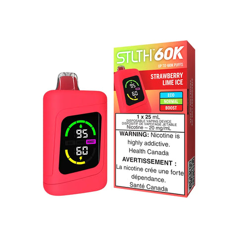 STLTH 60K Disposable Strawberry Lime Ice Valor Vape Cloud