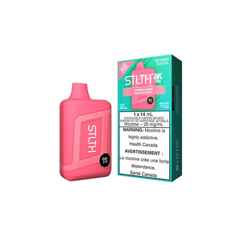 STLTH 8k Pro | Vape Cloud Canada Valor 12mg-ON-Tax-Strawnana-Orange 36.50 Vape Cloud