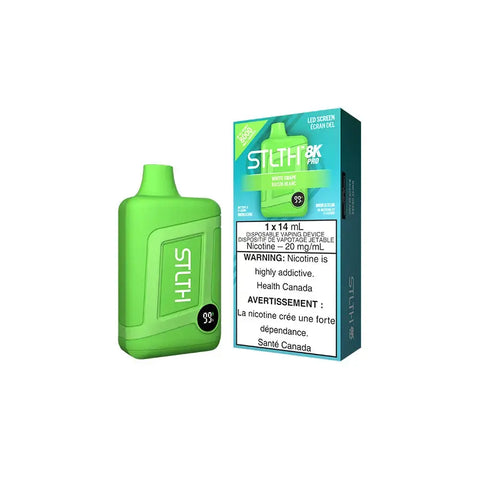 STLTH 8k Pro | Vape Cloud Canada Valor 12mg-ON-Tax-White-Grape 36.50 Vape Cloud