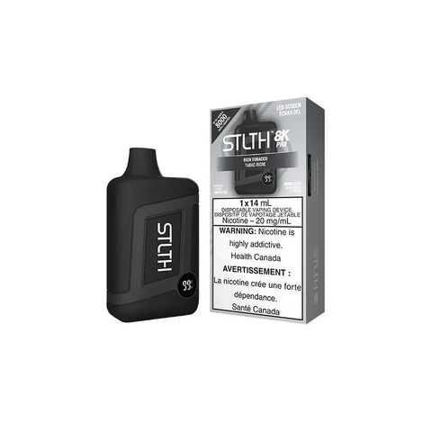 STLTH 8k Pro | Vape Cloud Canada Valor 12mg-ON-Tax-Rich-Tobacco 36.50 Vape Cloud