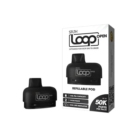 STLTH LOOP OPEN REPLACEMENT POD PACK (Refillable Pod) Vape Cloud    Vape Cloud