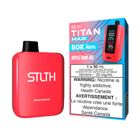 STLTH - Titan Max | Vape Cloud Canada Valor 20mg-ON-Tax-Apple-Kiwi-Ice 44.99  Vape Cloud