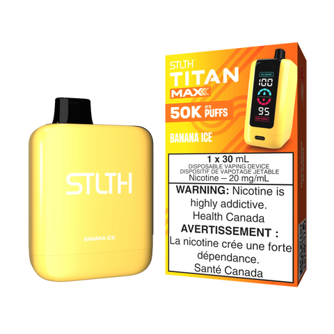 STLTH - Titan Max | Vape Cloud Canada Valor 20mg-ON-Tax-Banana-Ice 44.99  Vape Cloud