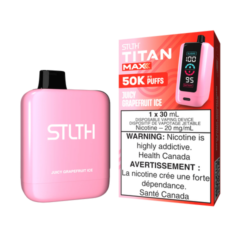 STLTH - Titan Max | Vape Cloud Canada Valor 20mg-ON-Tax-Juicy-Grapefruit-Ice 44.99  Vape Cloud
