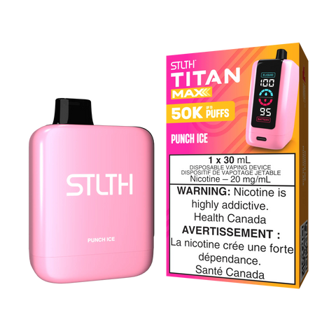 STLTH - Titan Max | Vape Cloud Canada Valor 20mg-ON-Tax-Punch-Ice 44.99  Vape Cloud