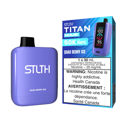 STLTH - Titan Max | Vape Cloud Canada Valor 20mg-ON-Tax-Quad-Berry-Ice 44.99  Vape Cloud