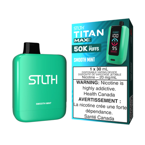 STLTH - Titan Max | Vape Cloud Canada Valor 20mg-ON-Tax-Smooth-Mint 44.99  Vape Cloud