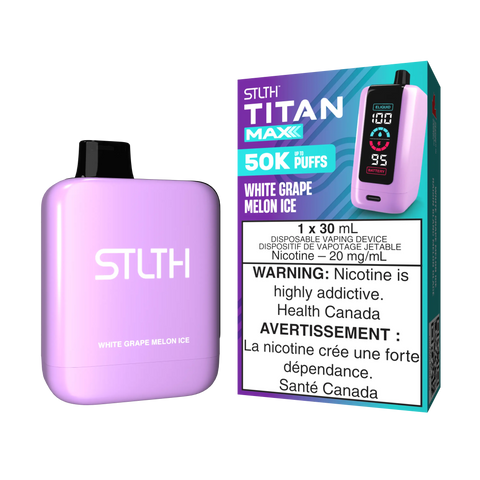 STLTH - Titan Max | Vape Cloud Canada Valor 20mg-ON-Tax-White-Grape-Melon-Ice 44.99  Vape Cloud