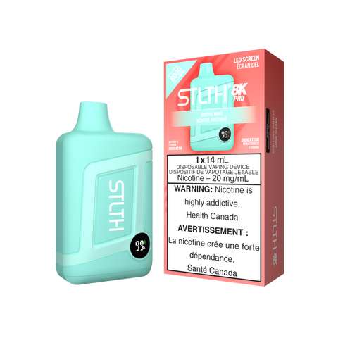 STLTH 8k Pro *ONLINE ONLY CLEARANCE* Valor 12mg / Arctic Mint 24.99 Vape Cloud