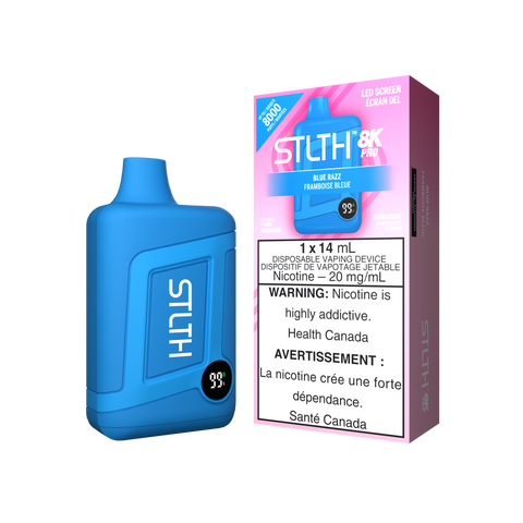 STLTH 8k Pro *ONLINE ONLY CLEARANCE* Valor 20mg / Blue Razz 24.99 Vape Cloud