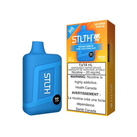 STLTH 8k Pro | Vape Cloud Canada Valor 20mg ON Tax / Blue Razz Lemon Ice 36.50 Vape Cloud