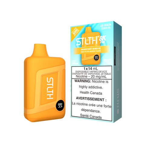 STLTH 8k Pro *ONLINE ONLY CLEARANCE* Valor 20mg / Dragon Berry Mango Ice 24.99 Vape Cloud
