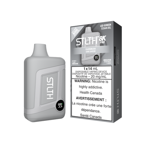STLTH 8k Pro *ONLINE ONLY CLEARANCE* Valor 20mg / Flavourless 24.99 Vape Cloud