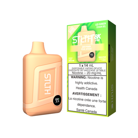 STLTH 8k Pro *ONLINE ONLY CLEARANCE* Valor 20mg / Juicy Peach 24.99 Vape Cloud
