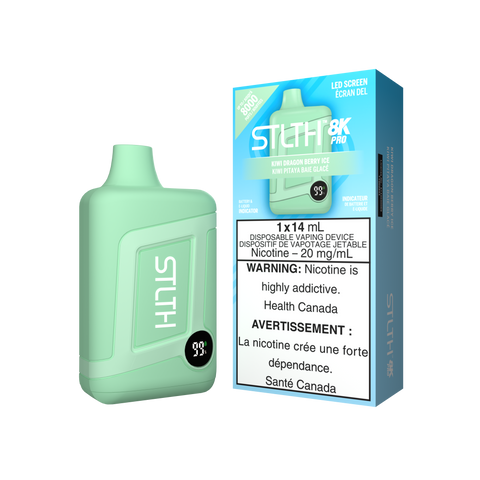 STLTH 8k Pro *ONLINE ONLY CLEARANCE* Valor 20mg / Kiwi Dragon Berry Ice 24.99 Vape Cloud