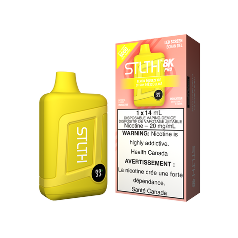 STLTH 8k Pro *ONLINE ONLY CLEARANCE* Valor 20mg / Lemon Squeeze Ice 24.99 Vape Cloud