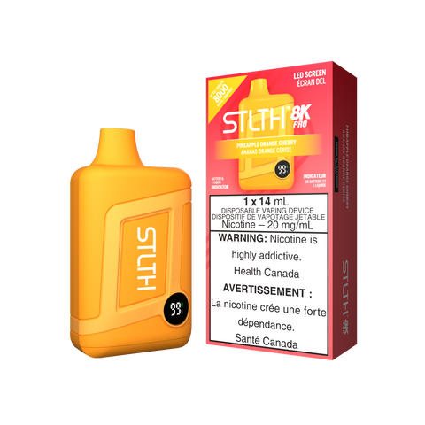 STLTH 8k Pro *ONLINE ONLY CLEARANCE* Valor 20mg / Pineapple Orange Cherry 24.99 Vape Cloud