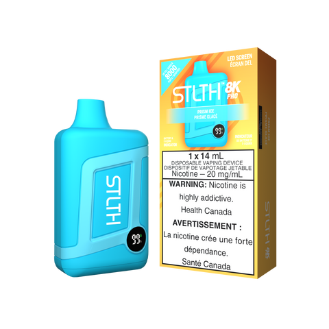 STLTH 8k Pro *ONLINE ONLY CLEARANCE* Valor 20mg / Prism Ice 24.99 Vape Cloud