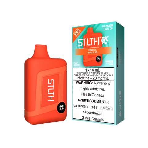 STLTH 8k Pro *ONLINE ONLY CLEARANCE* Valor 20mg / Punch Ice 24.99 Vape Cloud