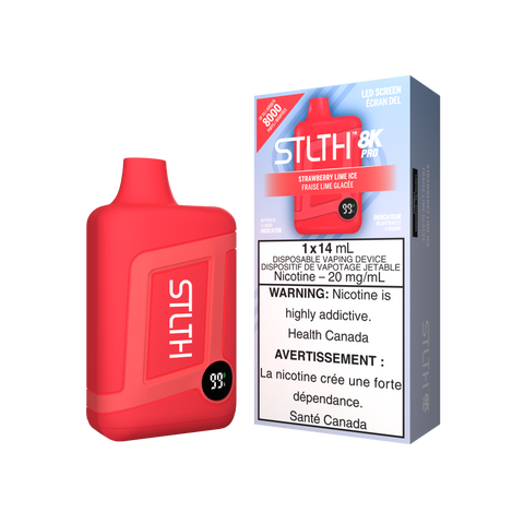 STLTH 8k Pro *ONLINE ONLY CLEARANCE* Valor 12mg / Strawberry Lime Ice 24.99 Vape Cloud