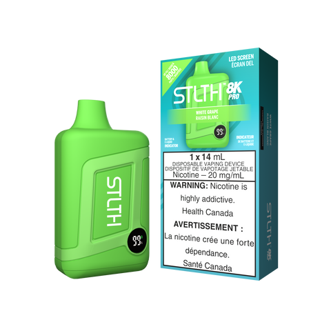 STLTH 8k Pro *ONLINE ONLY CLEARANCE* Valor 20mg / White Grape 24.99 Vape Cloud