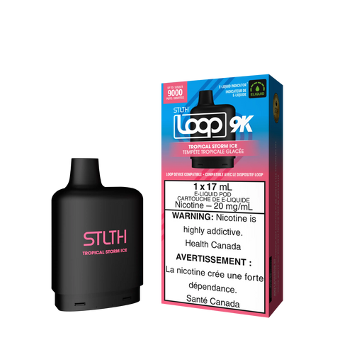 STLTH Loop 9k *ONLINE ONLY CLEARANCE* Valor 20mg / Tropical Storm Ice 15.99 Vape Cloud