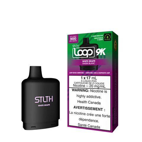 STLTH Loop 9k *ONLINE ONLY CLEARANCE* Valor 20mg / White Grape 15.99 Vape Cloud
