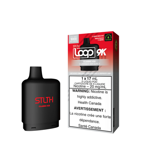 STLTH Loop 9k *ONLINE ONLY CLEARANCE* Valor 20mg / Classic Ice 15.99 Vape Cloud