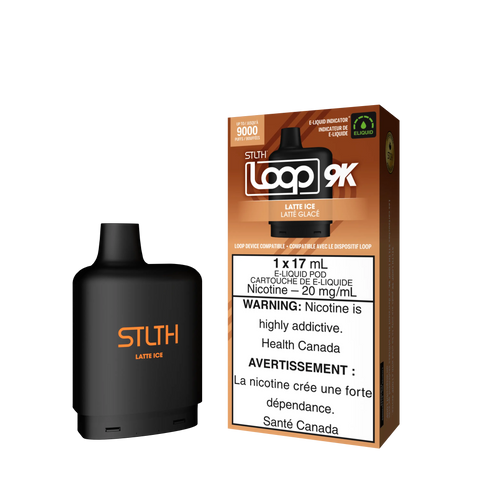 STLTH Loop 9k *ONLINE ONLY CLEARANCE* Valor 20mg / Latte Ice 15.99 Vape Cloud