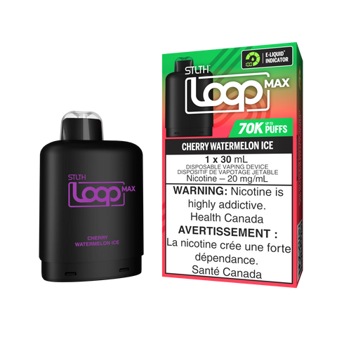 STLTH Loop Max Pods | Vape Cloud Canada Valor 20mg ON Tax / Cherry Watermelon Ice 37.99 Vape Cloud