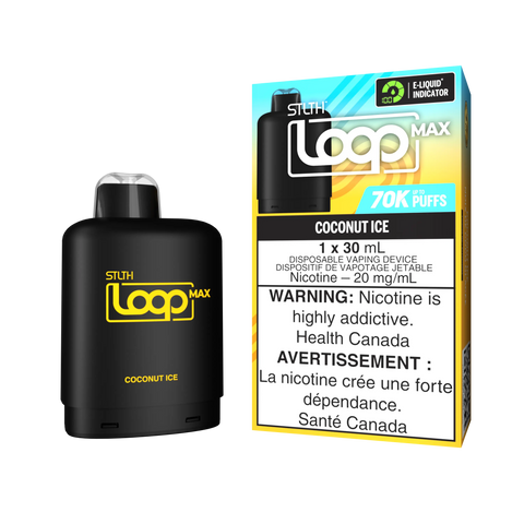 STLTH Loop Max Pods | Vape Cloud Canada Valor 20mg ON Tax / Coconut Ice 37.99 Vape Cloud