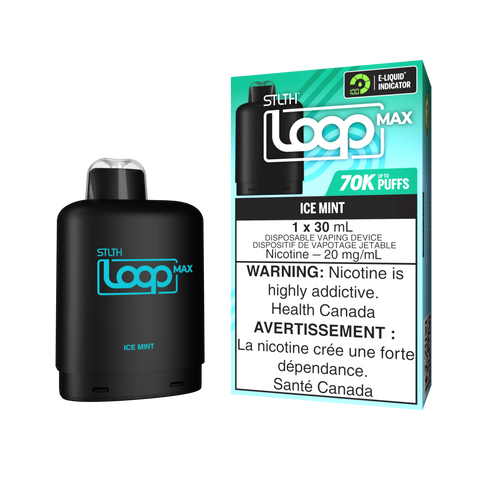 STLTH Loop Max Pods | Vape Cloud Canada Valor 20mg ON Tax / Ice Mint 37.99 Vape Cloud